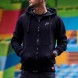 Китай HOODIE-UJRLOGOBK-S JR Толстовка унісекс на блискавці, чорний, розмір S