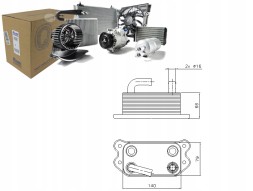 Nissens PRO/90738 NIS Масляний охолоджувач volvo c30 c70 ii s40 ii s60 ii s80 + помічник зіткнення #34