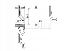 Mahle AH 271 000S Обігрівач ах 271 000с mahle
