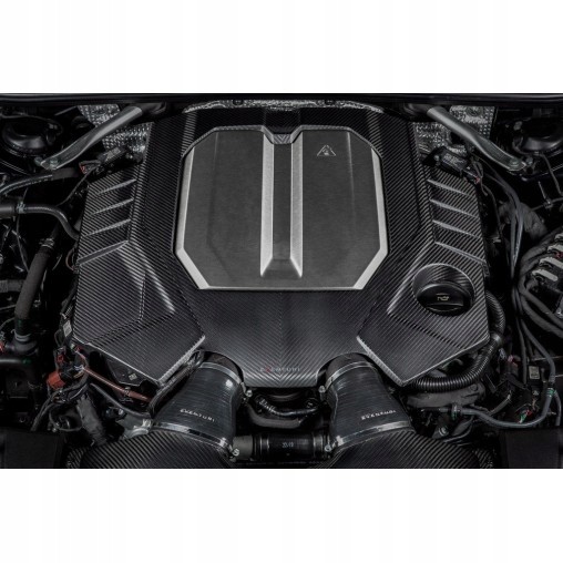 Eventuri EVE-C8RS6-CF-ENG-1 AUDI RS7 C8 4.0TT Black Carbon Покриття двигуна Gloss EVENTURI