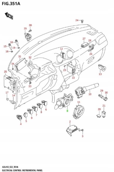 Suzuki OE 37210-74PE2 SUZUKI SWIFT MK9 IGNIS - КОМПЛЕКСНИЙ ПЕРЕМИКАЧ