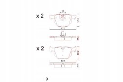 Zimmermann 109295333 ZIM Zim23732.170.9 гальмівні колодки. Bmw 5 e60 03- зад + помічник водія #33
