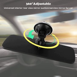 AD BRAKE B0BW2NP7FK ДЗЕРКАЛО ЗАДНЬОГО ВИДУ АВТОМОБІЛЬНЕ НА ПРИСОСЦІ ЗАГАРТОВАНЕ СКЛО ДЛЯ ВОДІЯ