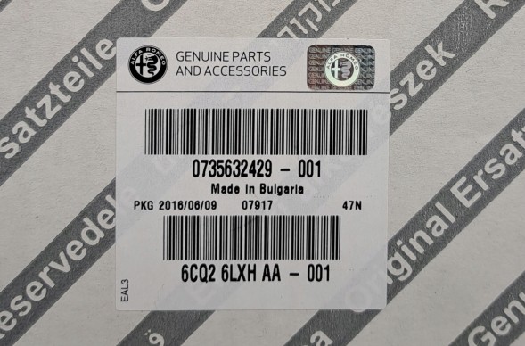 Alfa Romeo OE ПЕРЕМИКАЧ КОМБІНОВАНИЙ ALFA ROMEO GIULIA 735632429