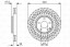 Bosch 0 986 479 334 Гальмівний диск bosch