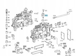 Mercedes-Benz OE КЛАПАН ІНЖЕКТОРНОГО НАСОСА ГАШАК ОРИГІНАЛ MERCEDES A0000705053 0928400270