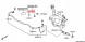 Subaru OE 86636FJ050 SUBARU XV IMPREZA 12- ФОРСУНКА ОМИВАННЯ ФА
