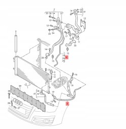 Prolights acn4G0816741AE Шнур кондиціонування повітря AUDI A6 Allroad 4G 4G0816741AE 4G0 816 741 AE