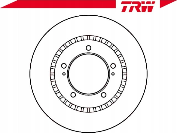 TRWDF4912(EXT) TRW ДИСКИ ГАЛЬМІВНІ 2 OFF SUZUKI ПЕРЕД VITARA TRW