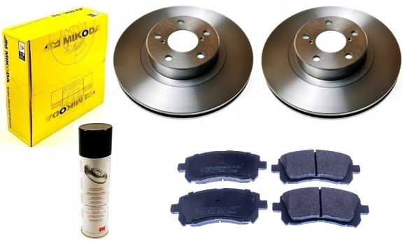 ATM Mikoda ALL2885A Диски колодки SUBARU FORESTER І SF 1997-2003 ФРОНТ КПЛ 277мм х 24мм