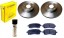 ATM Mikoda ALL2885A Диски колодки SUBARU FORESTER І SF 1997-2003 ФРОНТ КПЛ 277мм х 24мм