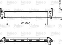 Valeo 735310 Охолоджувач води 735310 valeo audi seat a1 ibiza