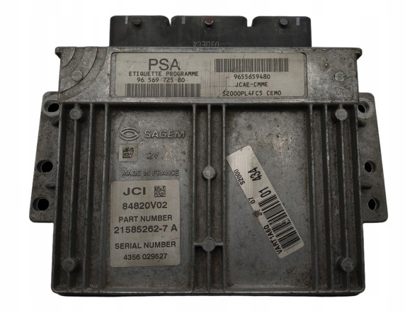 OEM 9656972580 9655659480 STEROWNIK ZAPROGRAMOWANY W FIRMIE ELEKTRONIKA CHRZASZCZ W CENIE БЛОК КЕРУВАННЯ 9656972580 9655659480 ПРОГРАМУВАННЯ ВКЛЮЧЕНО