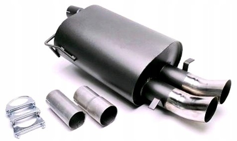 TA-Technix EVOE39ED76-1 Спортивний глушник вихлопу 2x76мм TA TECHNIX EVOE39ED76 BMW E39 SEDAN Серія 5