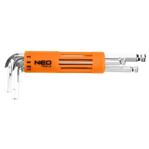 09 523 NEO TOOLS Набір шестигранних ключів 2 10мм 8шт