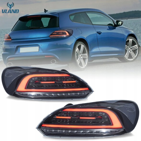 VLAND LDVWV7 9511911E mhm Задні ліхтарі Vland Full LED для VW Scirocco 2008-2014, комплект