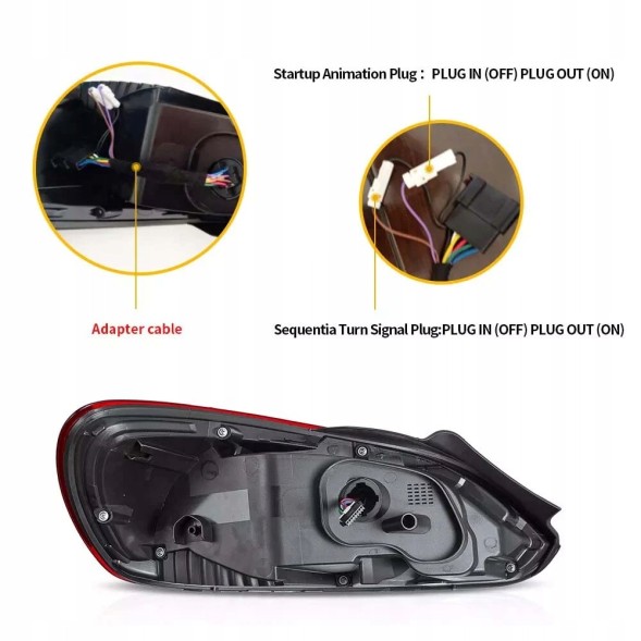 VLAND LDVWV7 9511911E mhm Задні ліхтарі Vland Full LED для VW Scirocco 2008-2014, комплект