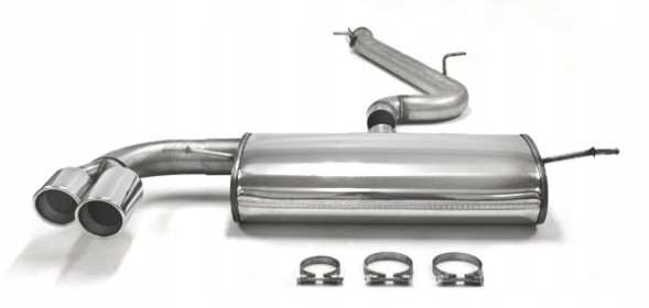 TA-Technix 02AU008-5 Спортивний нержавіючий глушник Audi TT Quattro 8J 06-