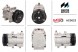 MSG AC0023NEW Компресор кондиціонера FORD Escape 00-07, Maverick 00-07