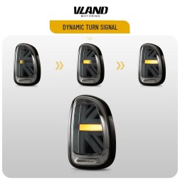 VLAND LDMC22 mhm Комплект задніх ліхтарів Vland Led Bar Neon LED DTS Tuning Mini Countryman r60