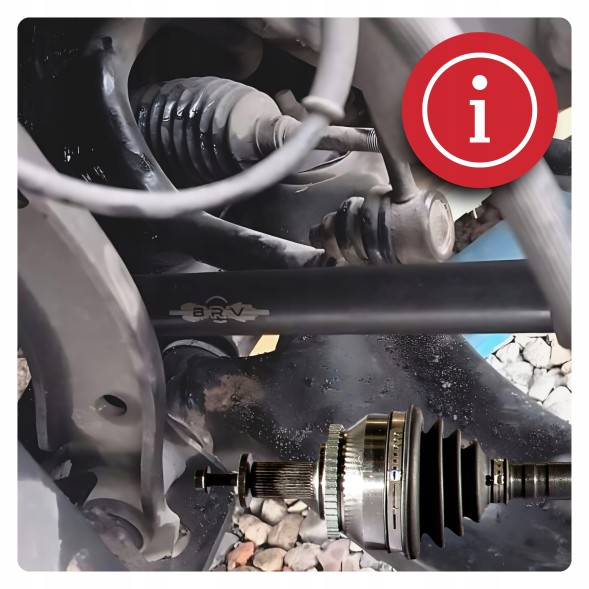 BRV  Піввісь ліва volvo v70 ii (285) 2.4 d5 awd автомат нова