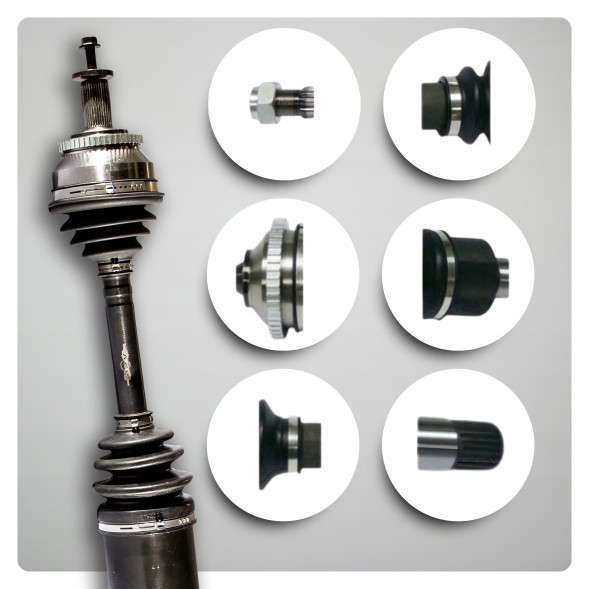 BRV  Піввісь ліва volvo v70 ii (285) 2.4 d5 awd автомат нова