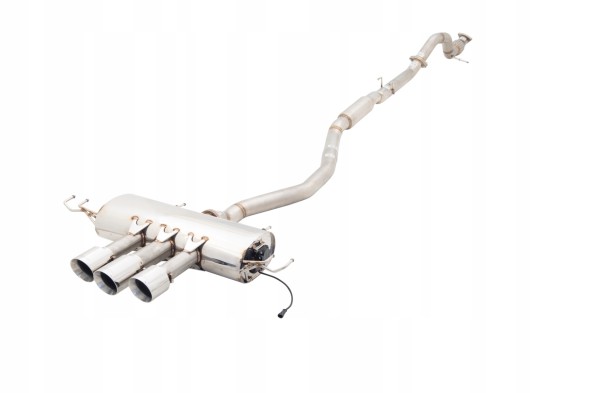 Xforce ESHCR17VKCS Вихлопна система cat-back 3 дюйми з глушником Varex, Honda Type R