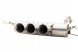 Xforce ESHCR17VKCS Вихлопна система cat-back 3 дюйми з глушником Varex, Honda Type R