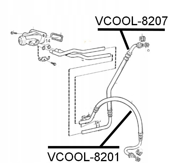 Professional Parts Sweden 3528207 Патрубок охолоджувача масла, вихід VOLVO 850 S70 V70 C70 V70XC (-1998) бензин