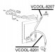 Professional Parts Sweden 3528207 Патрубок охолоджувача масла, вихід VOLVO 850 S70 V70 C70 V70XC (-1998) бензин