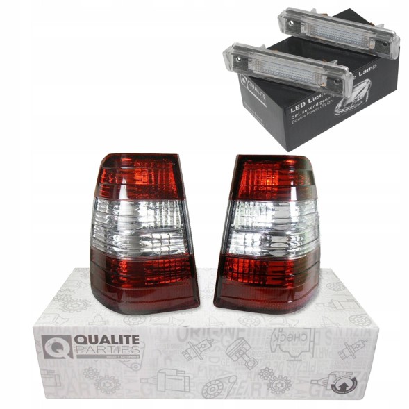 QP LAM T 124 K + LPL 0349 2x ЗАДНЯ ЛАМПА + СВІТЛОДІОДНІ ЛАМПИ MERCEDES E КЛАС W124 S124 УНІВЕРСАЛ