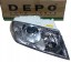 Depo 665-1111R-LD-EM Лампа прожектор права h1 / h7 depo skoda octavia ii 2004-