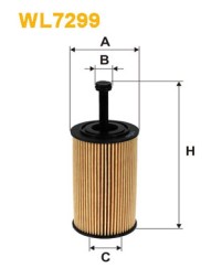 WL7299 WIX FILTERS Фільтр оливи