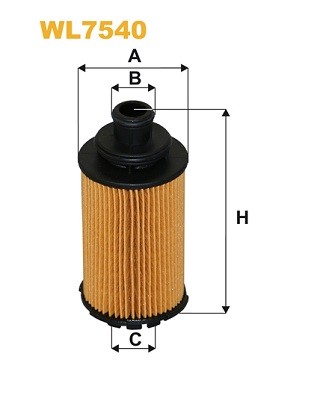 WL7540 WIX FILTERS Фільтр оливи