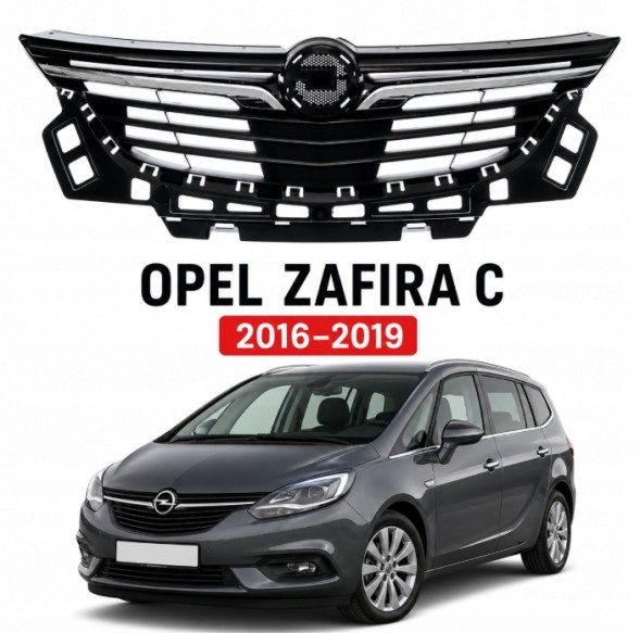 PC 55M105-5 PC STAN РЕШІТКА РАДІАТОРА ПЕРЕДНЯ НОВА OPEL ZAFIRA C 2016–2019 55M105-5 S