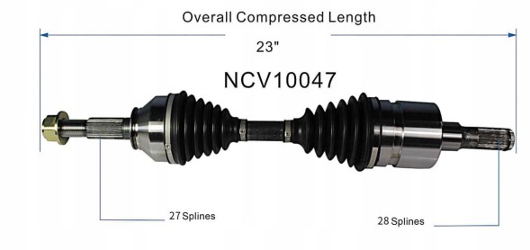 Китай CV10047 GSP ПЕРЕДНІЙ ПРИВОДНИЙ ВАЛ CHEVROLET COLORADO 2004-2012