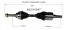 Китай CV10047 GSP ПЕРЕДНІЙ ПРИВОДНИЙ ВАЛ CHEVROLET COLORADO 2004-2012