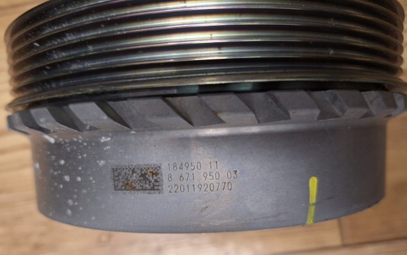 BMW OE 11238671950 8671950 BMW МІНІ РЕМІННЕ КОЛЕСО ВАЛА F40 F44 F54 F60 F49 LCI ГЛУШНИК ДРГАНЬ