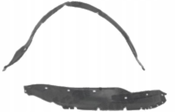 B-Series MR241033; MR496661 Nadkole antykorozyjne MITSUBISHI PAJERO/MONTERO 01.01-12.07 P/PR MR485423 Антикорозійне розширення крила MITSUBISHI PAJERO/MONTERO 01.01-12.07 P/PR MR485423