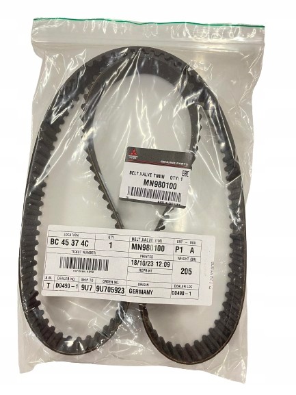 Mitsubishi OE MN980100 РЕМІНЬ ГРМ ОРИГІНАЛ OE MITSUBISHI