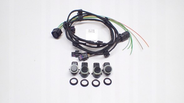 VAG-SYSTEM 5F0971095A WIĄZKA CZUJNIKI ZESTAW НОВИЙ ЖГУТ 4 PDC SEAT LEON 5F0 971 095 A ДАТЧИКИ РЕМКОМПЛЕКТ