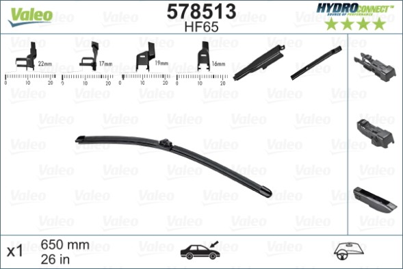 578513 VALEO Склоочисник