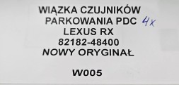 Lexus OE 82182-48400 KAMAX ДАТЧИК ЗАДНЬОГО ПАРКУВАННЯ 4X PDC LEXUS RX