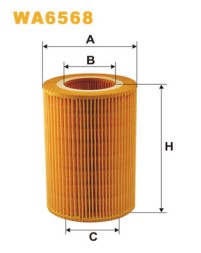 WA6568 WIX FILTERS Фільтр повітряний
