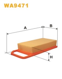 WA9471 WIX FILTERS Фільтр повітряний