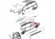 Mopar 05020665AD Вертикальна накладка - Планка стійки ліва передня Chrysler Town Country нова OE