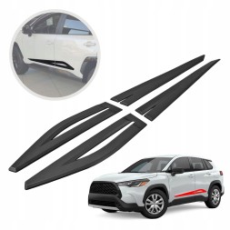 CHROMEMASTER RD-SD-0066-P69 Бічні молдинги дверей захисні накладки кузова для TOYOTA COROLLA CROSS I 2025-