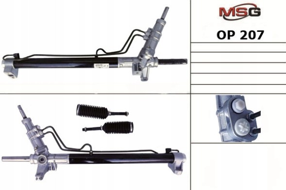 MSG OP207NEW Рульова рейка Renault Master II 97-10 Nissan Interstar 01-10