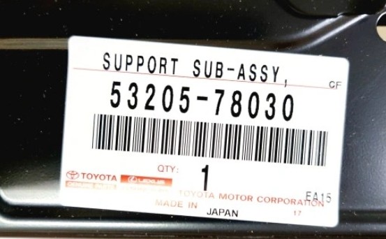 Toyota OE 5320578030 Верхня балка листового металу, передня панель, переднє підсилення LEXUS NX II 21+ НОВА OE
