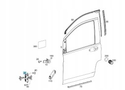 Mercedes-Benz OE MERCEDES-BENZ VITO W447 Обмежувач Дверей A447720750028